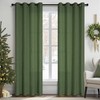 Olive Green Boho Curtains 84 Inch Length for Living Room
