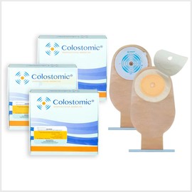 Bolsa Colostomic para Adulto. Diseñada con su Guía de Recorte, Pinza de Seguridad o Mecanismo de Cierre, Adaptable, Autoadherible, Suave, Transparente, a Prueba de Olor. Capacidad de Hasta 400 ml (30)