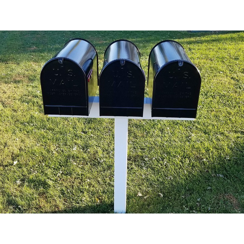 Handy Post for 3 XL Mailboxes, 42-in x 40-in, Heavy