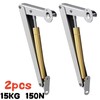 2-Pack Heavy Duty Soft Close Lid Support Hinges with Gas