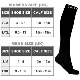 Calves Kelson (2 Pairs Compression Socks/Stockings for Men & Women,Speed Up Recovery Circulation, Best Graduated Athletic Fit for Travel, Running, Nurses,Shin Splints, Flight,Maternity