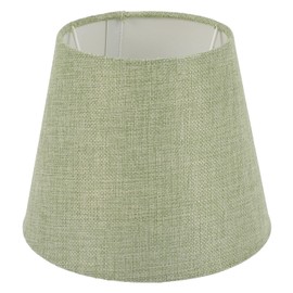 SHINEOFI 1Pc Lampshade, Farmhouse Fabric Lamp Cover Replacement E14 Light for Home Table Lamp, Green
