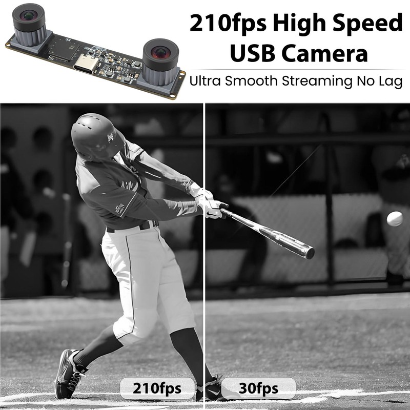 ELPCAM 210fps USB Camera Global Shutter 800P 3D Printer Camera