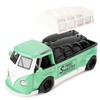 BDTCTK 1/32 Volkswagen Bus Transporter Model Car with Surfboards Convertible