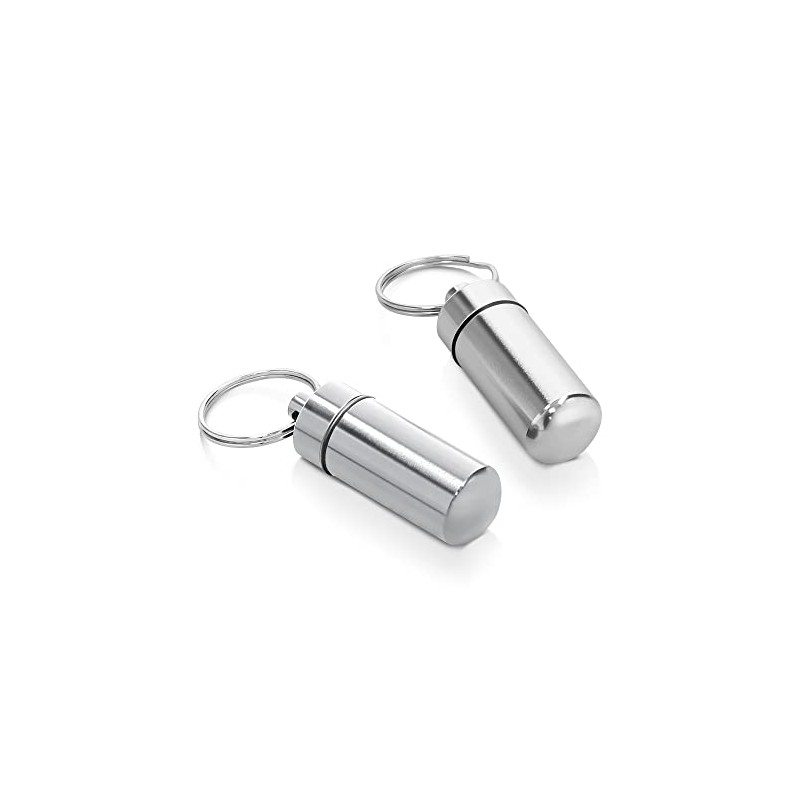kwmobile kwmobile Key Ring Pill Cases (Pack of 2) -