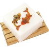 Eclectic Lady Blackberry Scented Glycerin Soap with Koi Fish Design