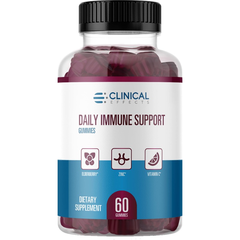 Clinical Effects Daily Immune Support Gummies - Elderberry Gummies with