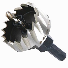 McJ Tools 42mm HSS M2 Drill Bit Hole Saw for Metal, Steel, Iron, Alloy, Ideal for Electricians, Plumbers, DIYs, Metal Professionals
