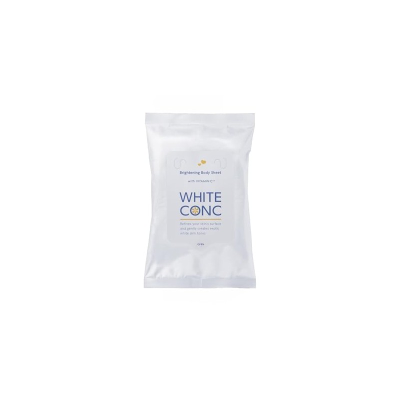 White Conch Brightening Body Sheet, 18 Pieces, Full Body Use,