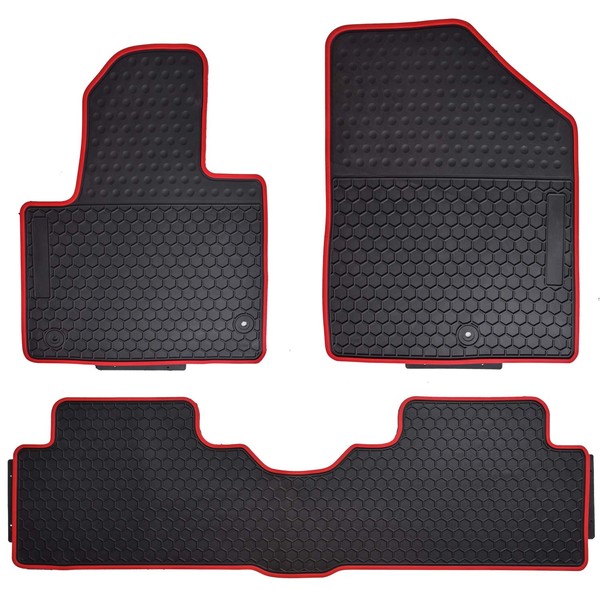 Megiteller Car Floor Mats Custom Fit for Hyundai Santa Fe