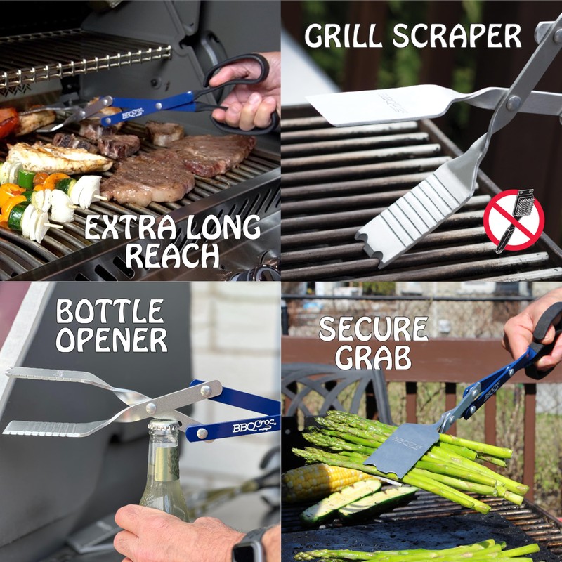 BBQ Croc 3 in 1 Barbecue Tool 18-inch - Extra