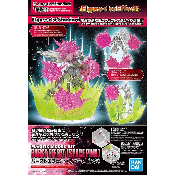 Bandai Spirits Burst Effect (Space Pink), Bandai Figure-Rise Effect, Multi (BAS5057608)