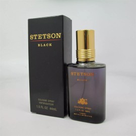 Coty STETSON BLACK by Coty 44 ml/ 1.5 oz Cologne Spray NIB