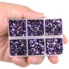 LPBeads 6400 Pieces Hotfix Rhinestones Tanzanite Flat Back 5 Mixed