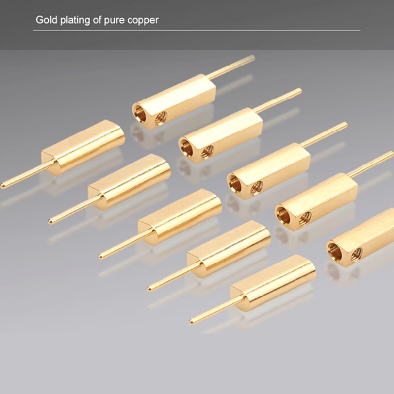 Pack of 5 M12 4-Pin D Code Female Circular Connectors,