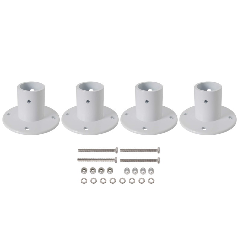 HECASA Deck Anchor Flange Cast Above Ground Pool Ladders Handrails