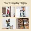 Green 3 Step Stool Foldable – Heavy-Duty Foldable Step Stool