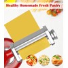 Pasta Roller Attachment for KitchenAid Stand Mixer, Stainless Steel Pasta