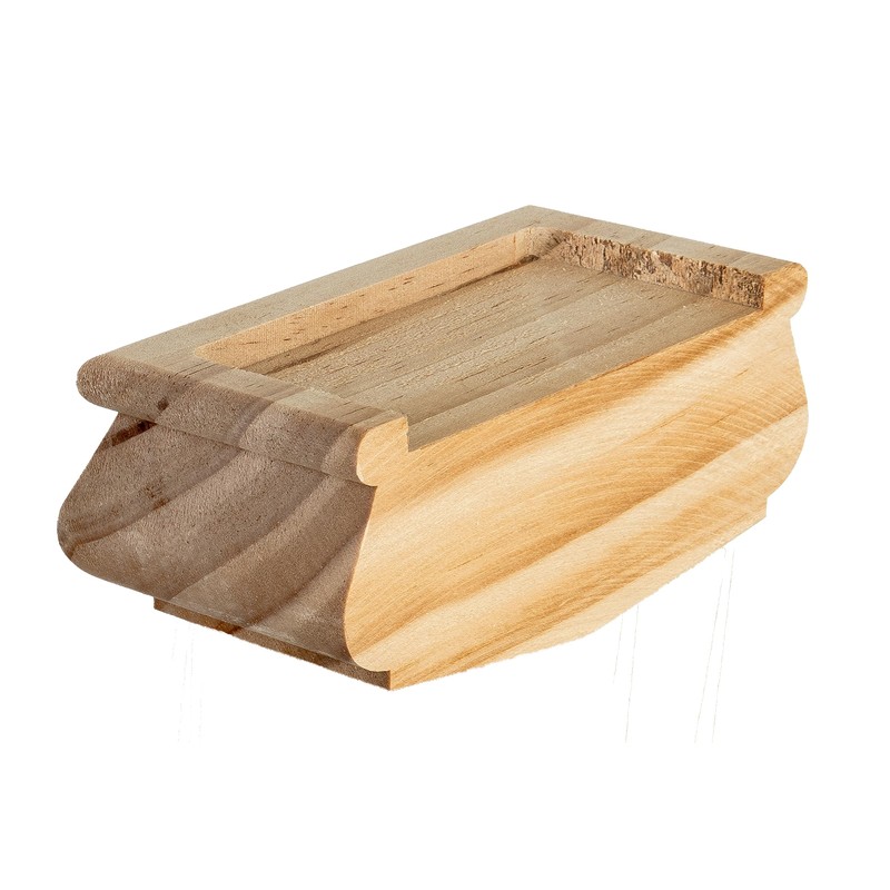 Cambridge Clear Pine Pyramid Newel CAPS 90mm, Half Stair Newel