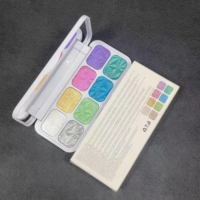 . Máscara De Ojos Con Paleta De Camaleones, Holográfica,