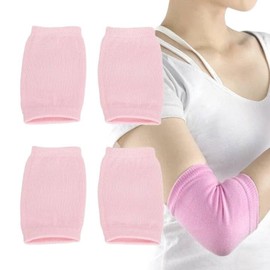 Fyearfly Moisturising Elbow Protection, Gel Elbow Pads, 2 Pairs Gel Elbow Cuffs, Moisturising, Softening, Breathable Elbow Protection for Dry Skin