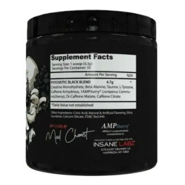 Psychotic black Insane Labz 35 Serv Sabor Watermelon