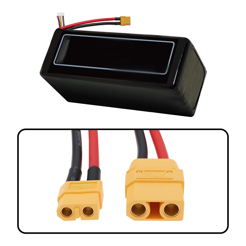 eMagTech 2pcs XT90 Female to XT60 Female Wire Adapter 2Pin
