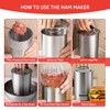 YEIRFEIR 304 Stainless Steel Ham Maker Press With Large Dial