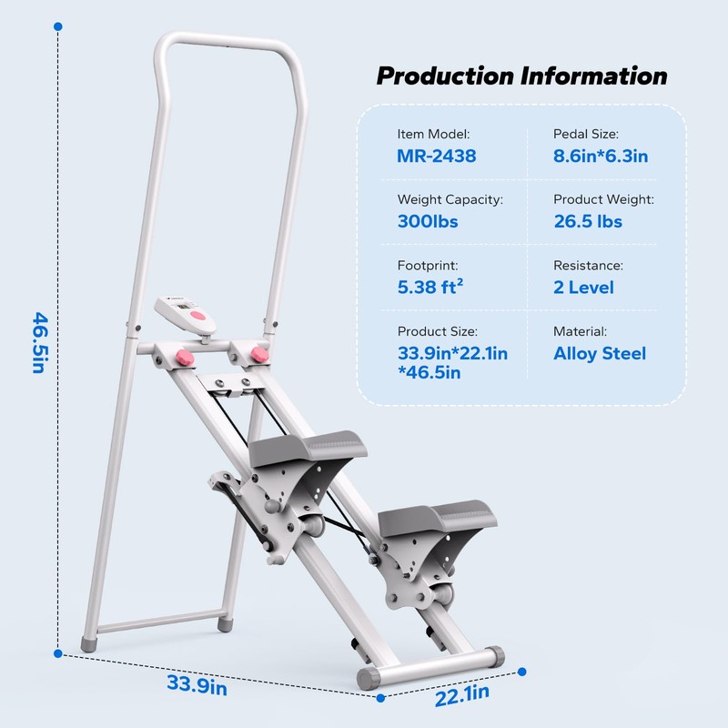 MERACH Stair Stepper for Home Gym Exercise, New Version Vertical