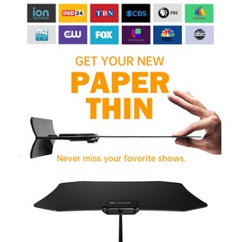 ANTOP Indoor Antenna Paper Thin with The Stander