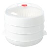 Microwave Vegetable Steamer, Microwave Steamer for Vegetables, Microwave Heating Bowl,