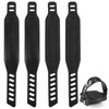 2 Pairs Adjustable Bike Pedal Straps, Universal Pedal Straps for