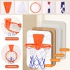 Wall Mounted Hoop 34 cm Wall Mounted Basketball Net with