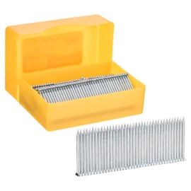 uxcell 800Pcs/Box 14 Gauge Concrete T Nails, 0.089"x1-1/4" Zinc-Plated Carbon Steel Concrete Finish Nails Smooth Shank for Construction Framing, Flooring, Roofing