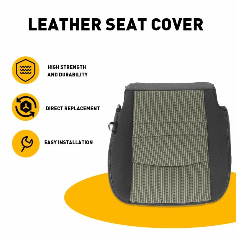 Unbranded For Dodge Ram 2009-2012 Driver Side Bottom Seat Cover