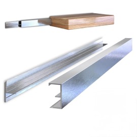 Hovr Solutions Classic 23.75” (2-Foot), Aluminum Floating Shelf Bracket System, 300LB Load Capacity, Hidden Support Bracket Up to 31” Shelf, 1-Pack