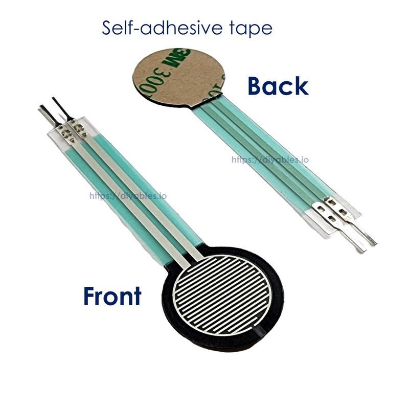DIYables FSR402 Force Sensor Module - Pressure-Sensitive Resistor for Arduino,