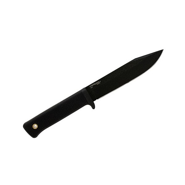 Cold Steel 49LCKZ SRK Fixed Blade Knife 10-3/4" Length with Sheath, Black, 6"