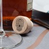 19mm 'Sugar Skull' Wooden Bottle Stopper/Cork (BS00013725)