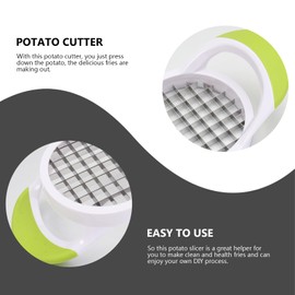 PRETYZOOM Creative Potato Cutter Potato Slicer Stainless Steel Vegetable Potato Cutting Device Square Cut Fries Device French Fry Cutter (Random Color)