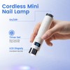 Rosiour Mini UV Lamp for Gel Nails- Rechargeable Handheld Nail