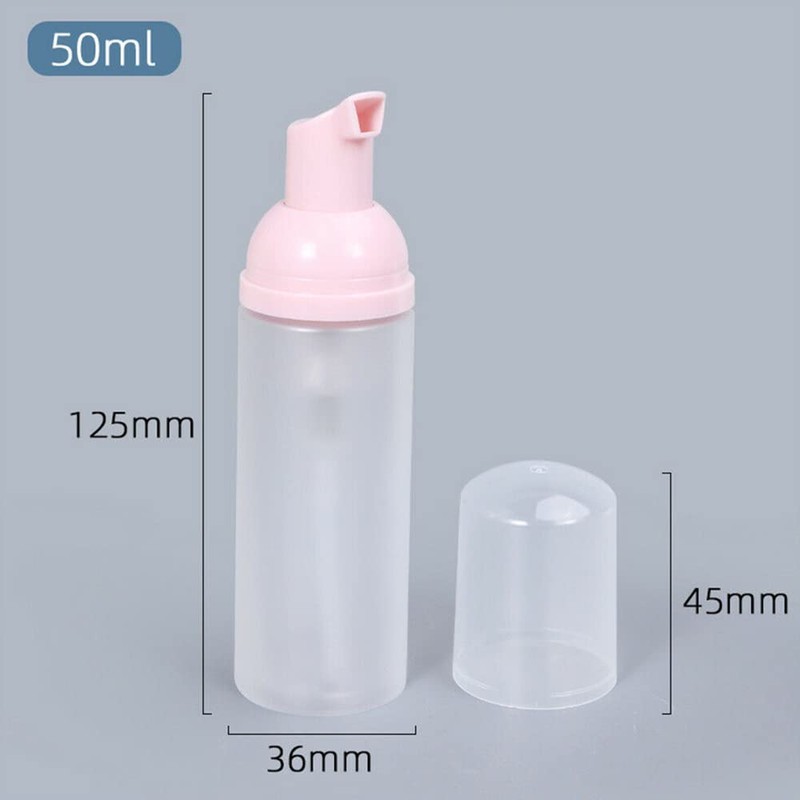 10Pcs 50ml Foam Pump Bottle Empty Cosmetic Container Soap Shampoo