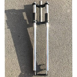 CDHPOWER Bicycle/Bike Fork 26" Non-Suspension Tripe Tree Fork Gas Motorized Bike