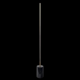 Prism Brassed Gold LED Floor Lamp with On/Off Switch Faux Marble BaseColor: as Pic Color