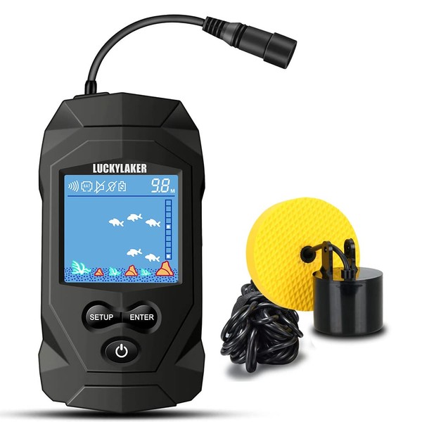 LUCKYLAKER Fish Finder Portable Fish Finder Kayak Gyotan Detector Fish