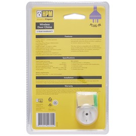 HPM D641 Series Long Range Plug in Wireless Door Chime