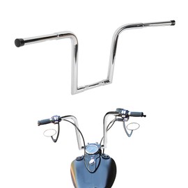 XFMT Chrome 14" Rise Ape Hangers Bars 1-1/4" Handlebars For Harley FLST FXST Sportster XL883 XL1200