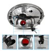 AmeriLite Clear Black Altezza Taillights For 1998-2005 Volkswagen Beetle -
