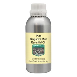 Devprayag Pure Bergamot Mint Essential Oil (Mentha citrata) Natural Therapeutic Grade Steam Distilled 630ml (21 oz)