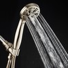 AquaDance Brushed Nickel High Pressure 6-Setting Hand Held Shower Head